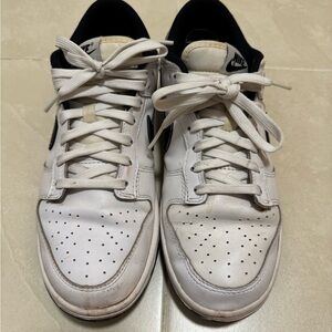 Nike Dunk Low White Black Size Women’s US 9.5 / Men’s US 8